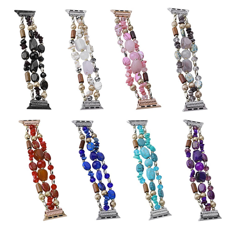 Helt Vildt Flot Plastik Universal Rem passer til Apple Smartwatch - Rød#serie_2