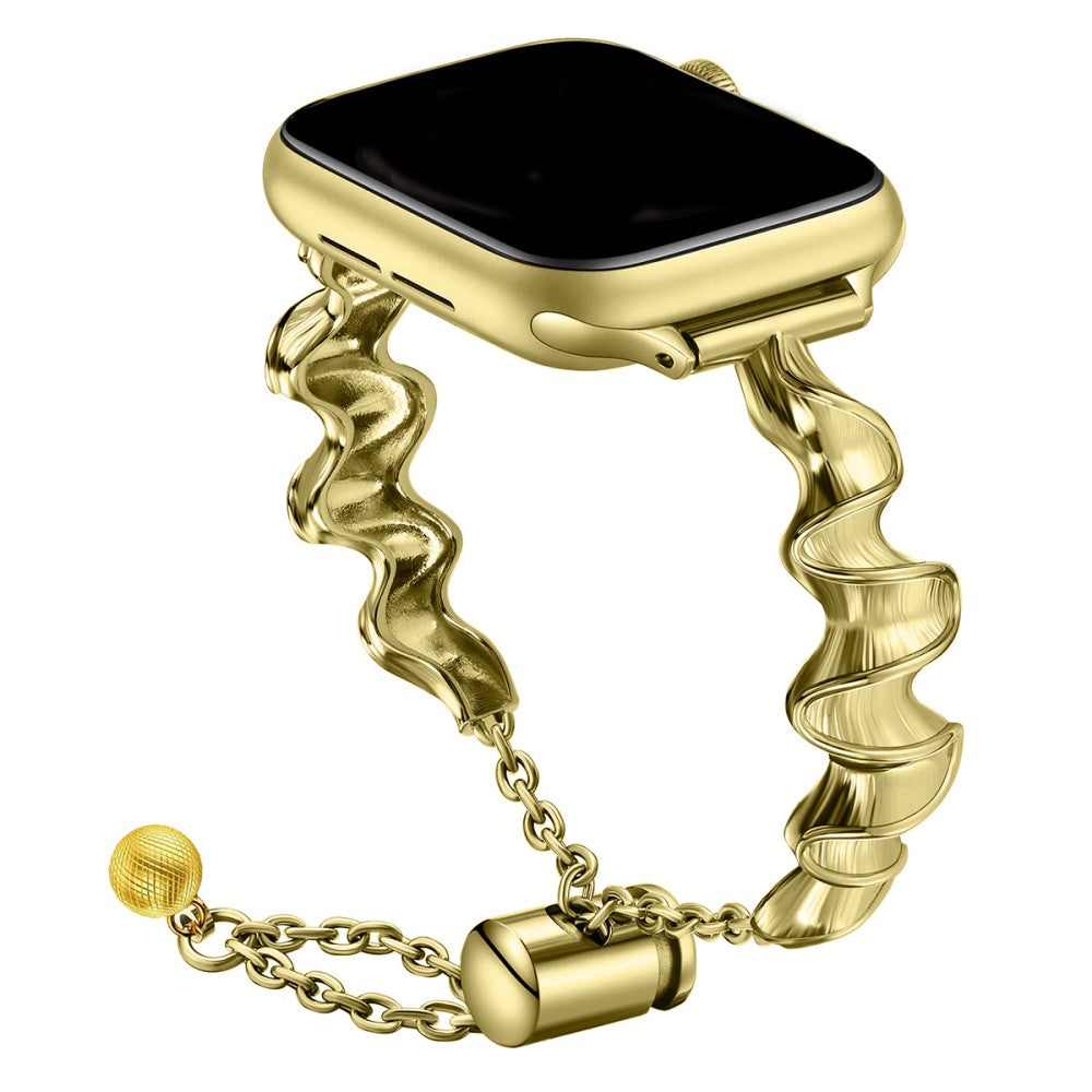 Vildt Hårdfør Metal Universal Rem passer til Apple Smartwatch - Guld#serie_2