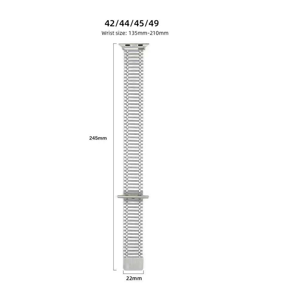 Helt Vildt Hårdfør Metal Universal Rem passer til Apple Smartwatch - Sort#serie_7