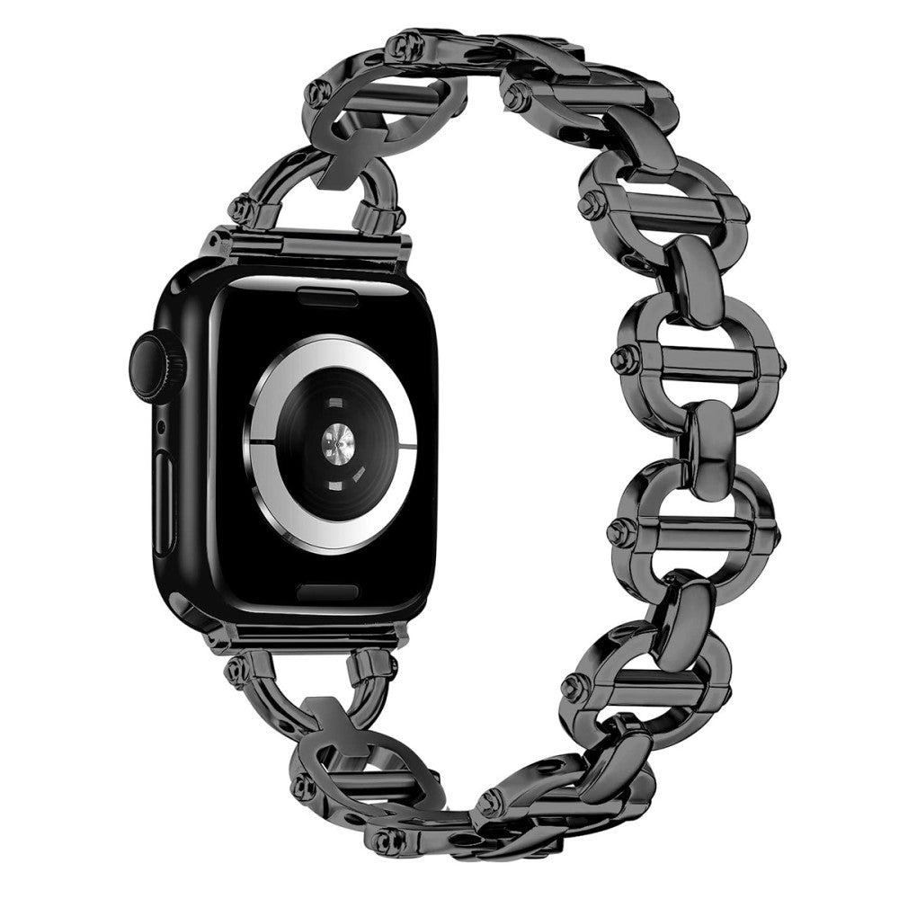 Meget SkΓΈn Metal Universal Rem passer til Apple Smartwatch - Sort#serie_1