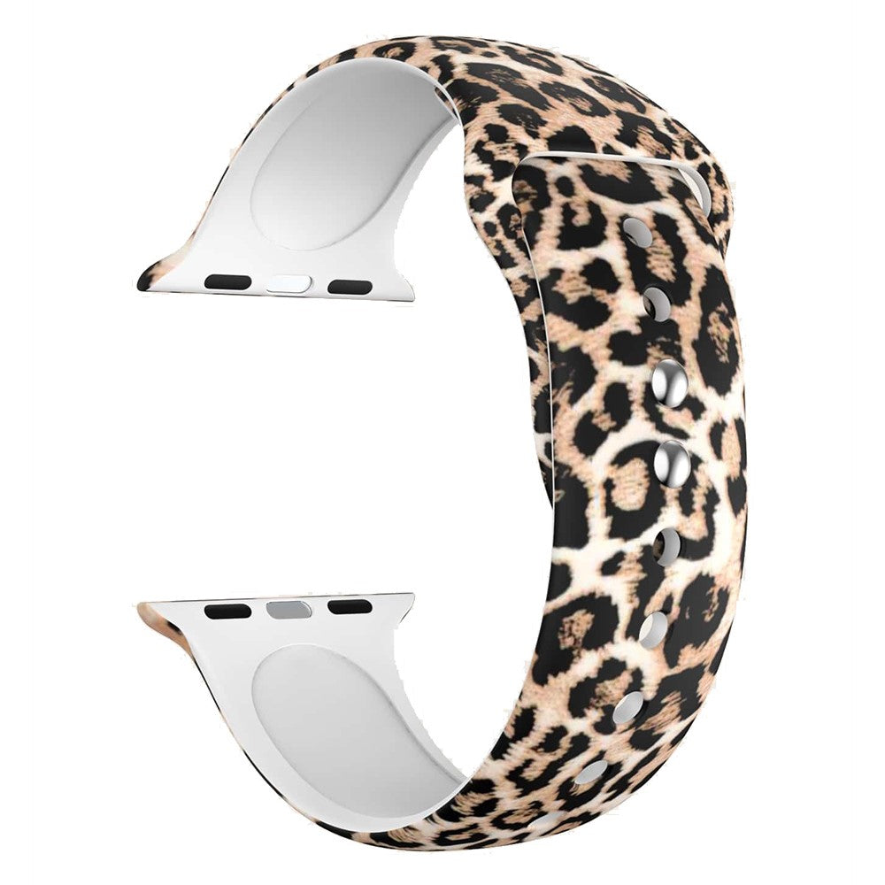 Supercool Silikone Universal Rem passer til Apple Smartwatch - StΓΈrrelse: M - Brun#serie_1