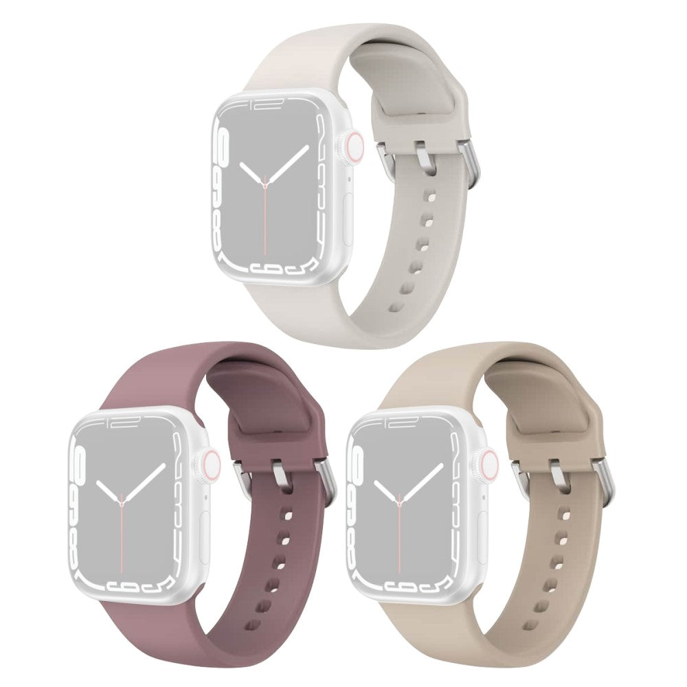 Holdbart Silikone Universal Rem passer til Apple Smartwatch - Flerfarvet#serie_3