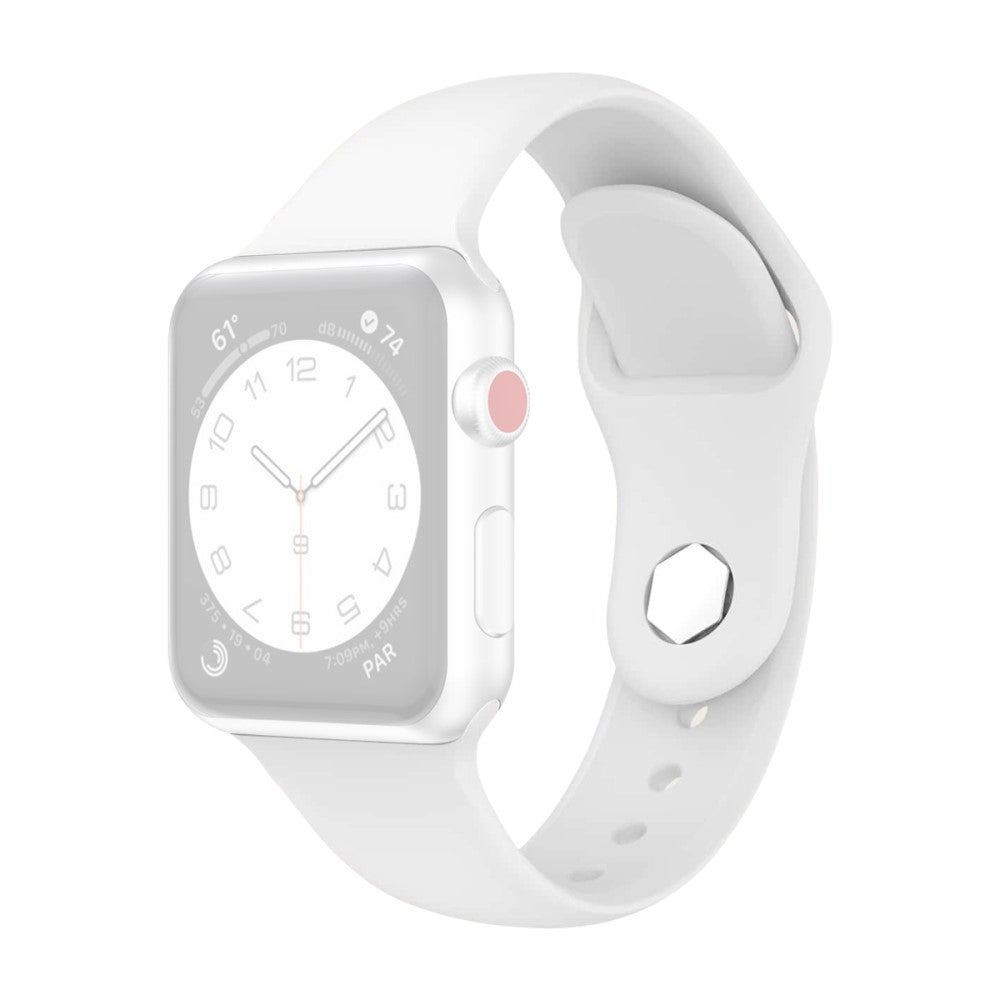 KΓΈnt Silikone Universal Rem passer til Apple Smartwatch - Brun#serie_1