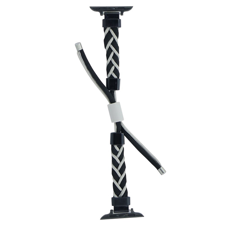 Meget Fed Nylon Universal Rem passer til Apple Smartwatch - Sølv#serie_6