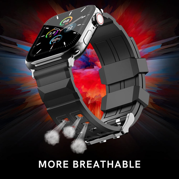 Rigtigt Smuk Silikone Universal Rem passer til Apple Smartwatch - Sort#serie_2