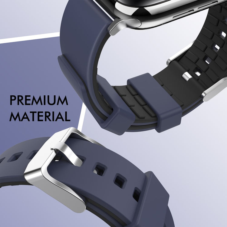 Vildt Godt Silikone Universal Rem passer til Apple Smartwatch - Blå#serie_4