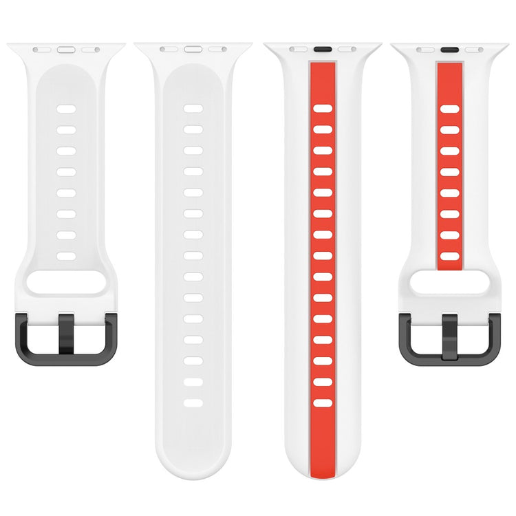 Vildt Elegant Silikone Universal Rem passer til Apple Smartwatch - Hvid#serie_2