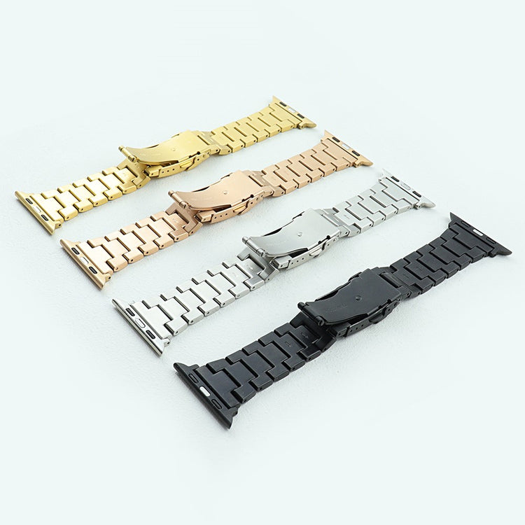 Meget Cool Metal Universal Rem passer til Apple Smartwatch - Sort#serie_4