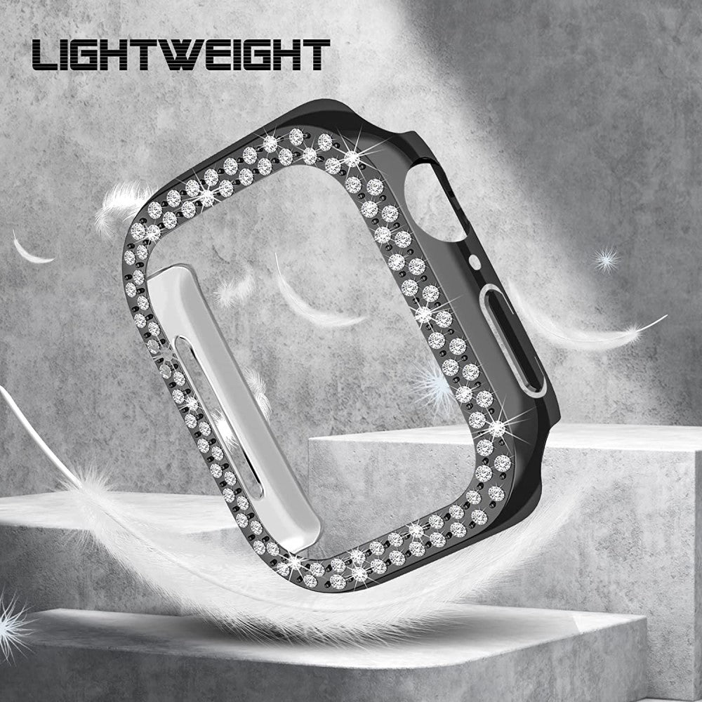 Vildt Godt Universal Apple Plastik og Rhinsten Cover - Sort#serie_1