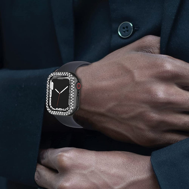 Vildt Godt Universal Apple Plastik og Rhinsten Cover - Sort#serie_1