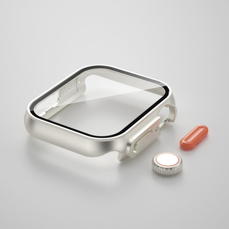 Super Godt Universal Apple Cover med Skærmbeskytter i  - Sølv#serie_4