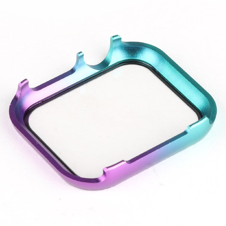 Mega Fed Universal Cover med Skærmbeskytter i Metal og Hærdet Glas passer til Apple Smartwatch - Flerfarvet#serie_5