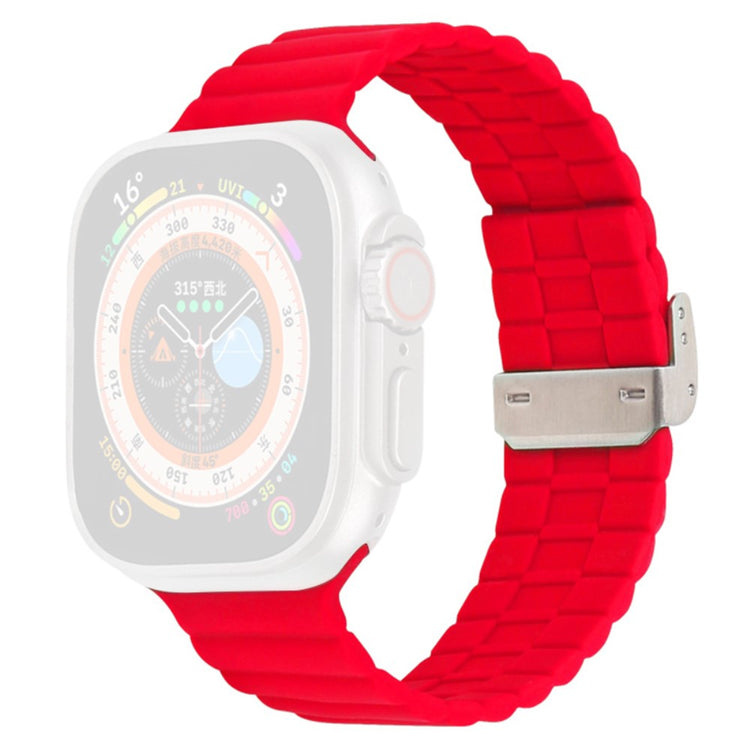 Apple Watch Series 9 45mm / Ultra 2 silicone strap - Red#serie_10