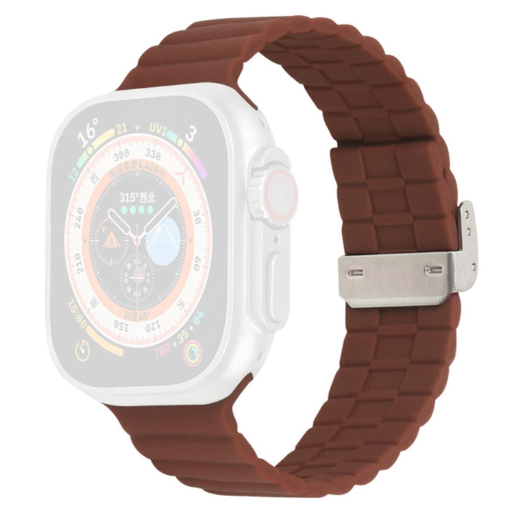 Apple Watch Series 9 45mm / Ultra 2 silicone strap - Brown#serie_12