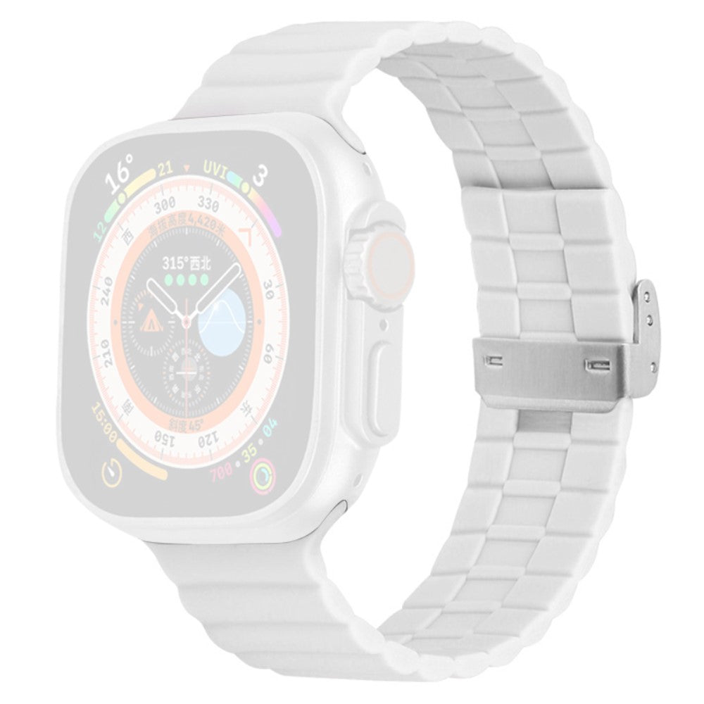 Apple Watch Series 9 45mm / Ultra 2 silicone strap - White#serie_15