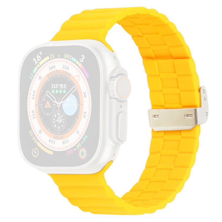 Apple Watch Series 9 45mm / Ultra 2 silicone strap - Yellow#serie_9