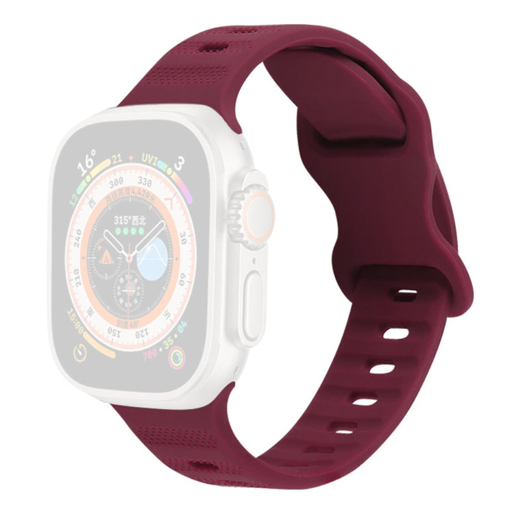 Apple Watch Series 9 45mm / Ultra 2 silicone strap - Wind Red#serie_11