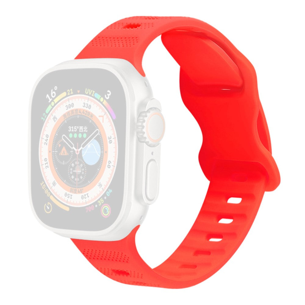 Apple Watch Series 9 45mm / Ultra 2 silicone strap - Red#serie_2