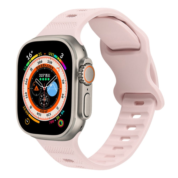 Vildt Pænt Silikone Universal Rem passer til Apple Smartwatch - Pink#serie_8