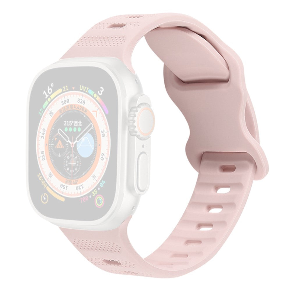 Apple Watch Series 9 45mm / Ultra 2 silicone strap - Light Pink#serie_8