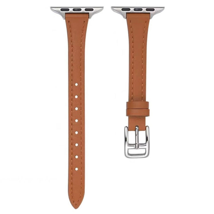 Apple Watch Series 9 45mm / Ultra 2 Genuine leather strap - Brown#serie_3