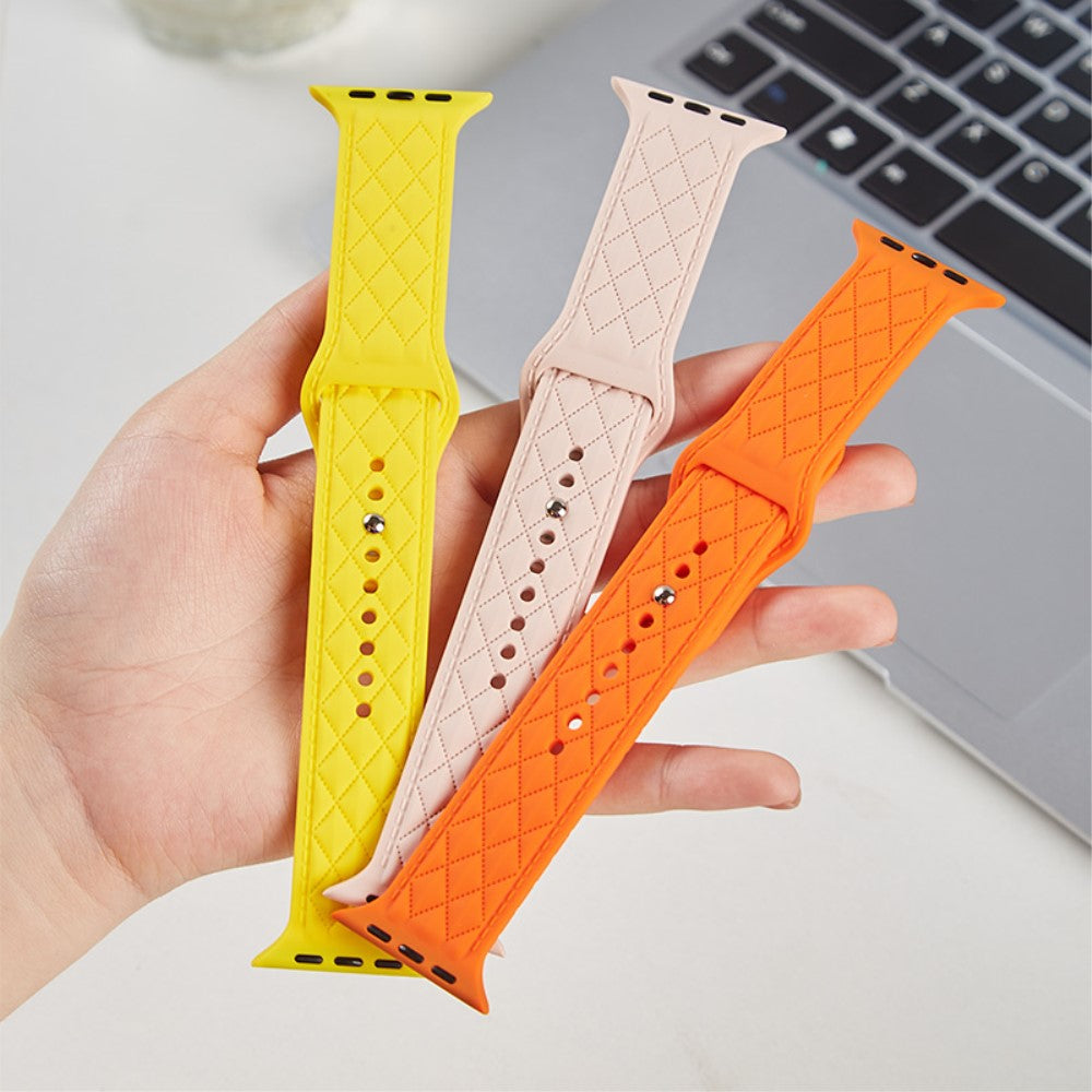 Fantastisk Silikone Universal Rem passer til Apple Smartwatch - Hvid#serie_10