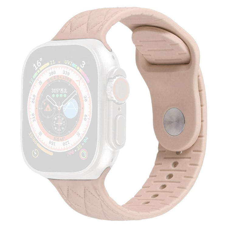 Apple Watch Series 9 41mm textured silicone strap - Pink#serie_5