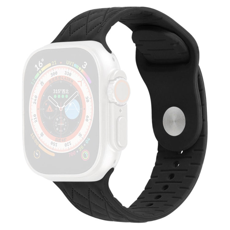 Apple Watch Series 9 41mm textured silicone strap - Black#serie_7