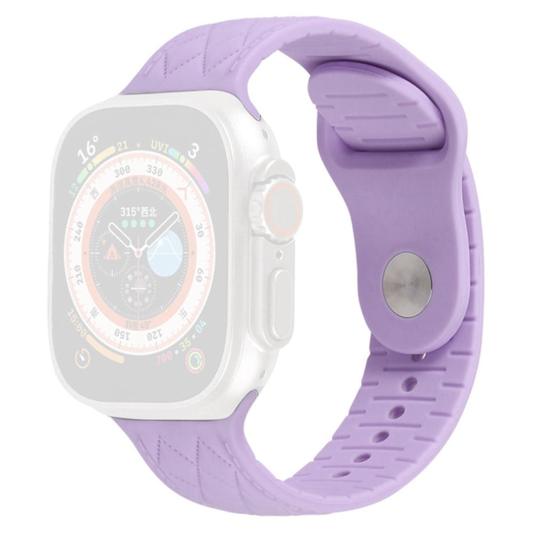 Apple Watch Series 9 41mm textured silicone strap - Light Purple#serie_9