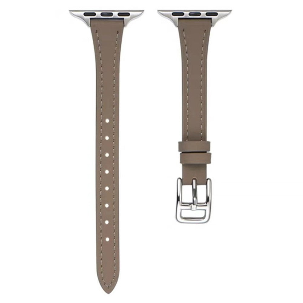 Apple Watch Series 9 41mm Genuine leather strap - Grey#serie_2