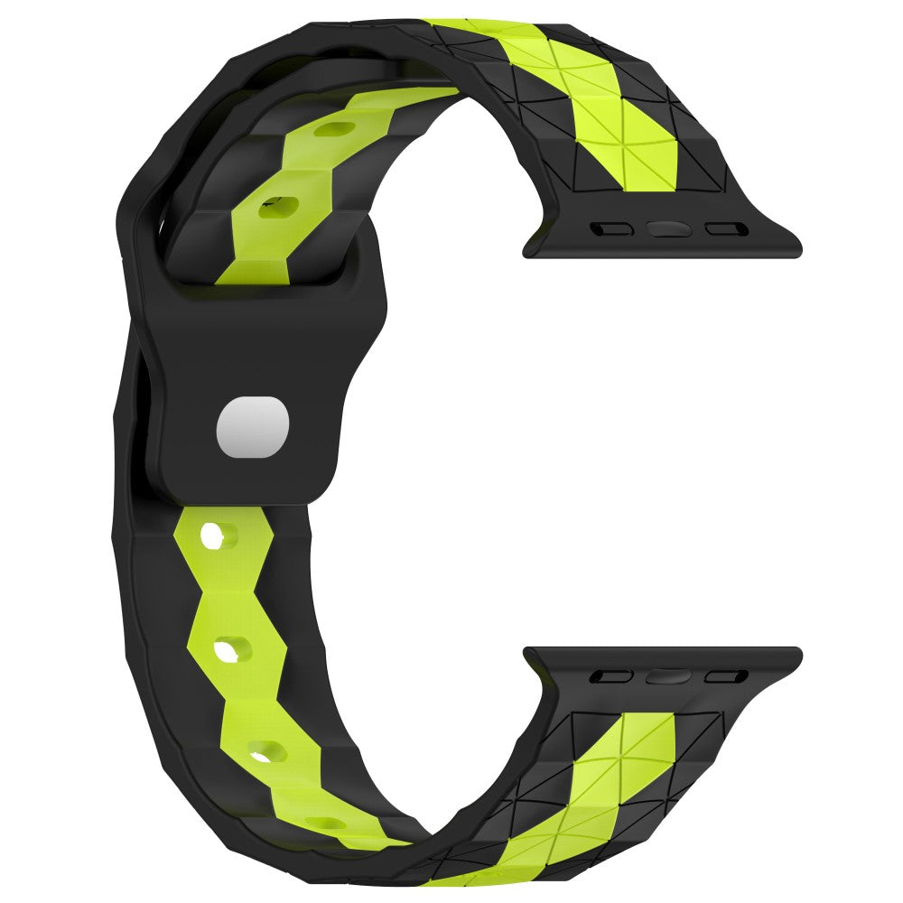 Smuk Silikone Universal Rem passer til Apple Smartwatch - Grøn#serie_1