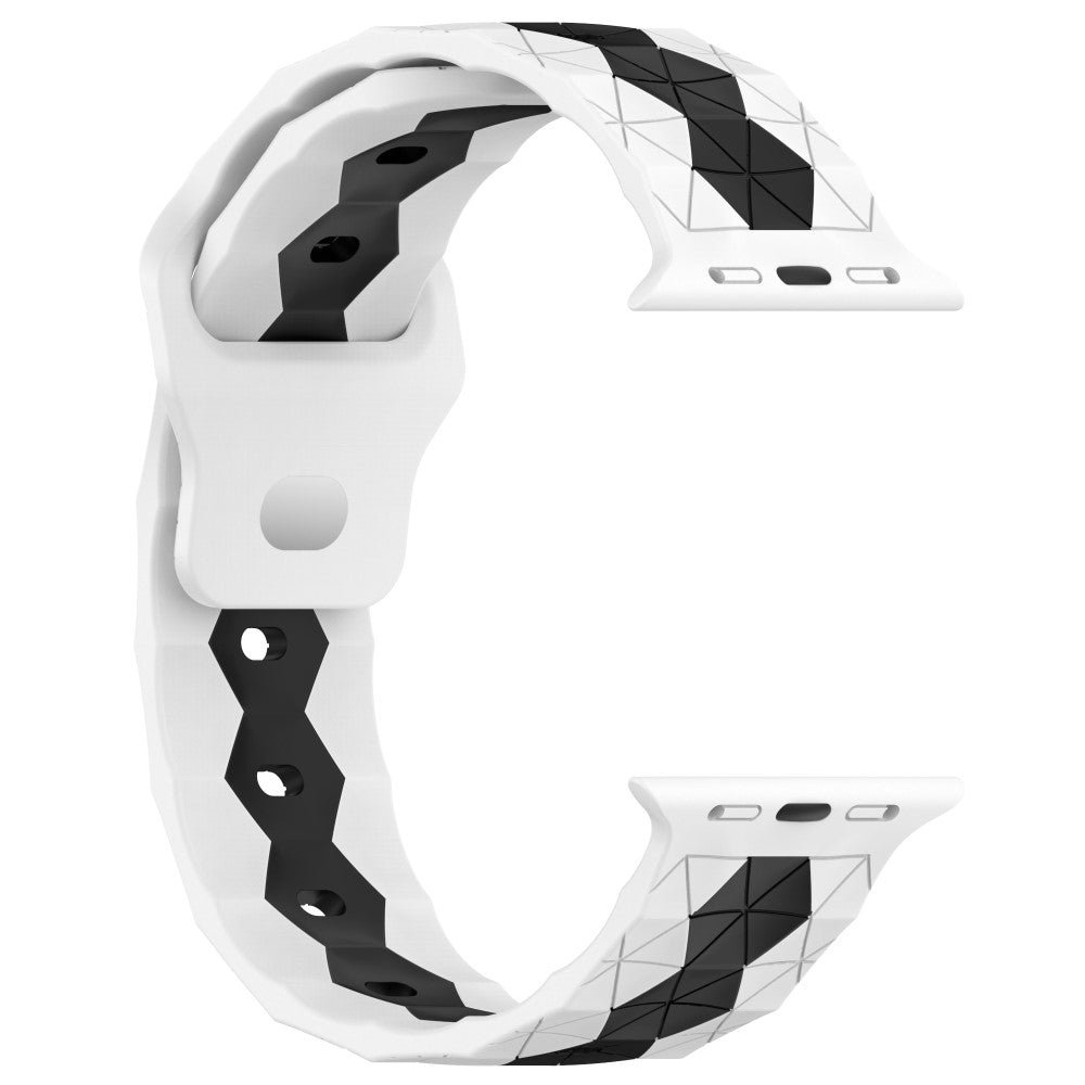 Smuk Silikone Universal Rem passer til Apple Smartwatch - Hvid#serie_2