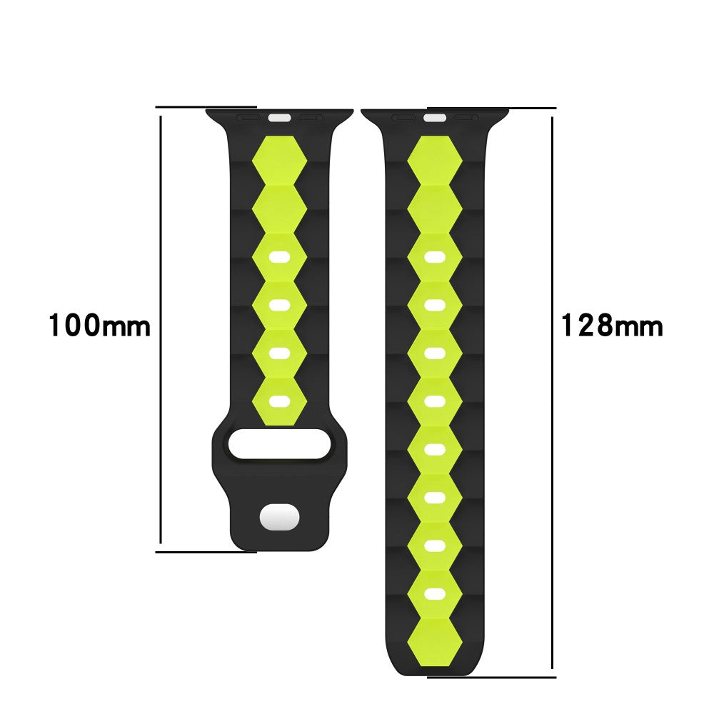 Smuk Silikone Universal Rem passer til Apple Smartwatch - Orange#serie_3