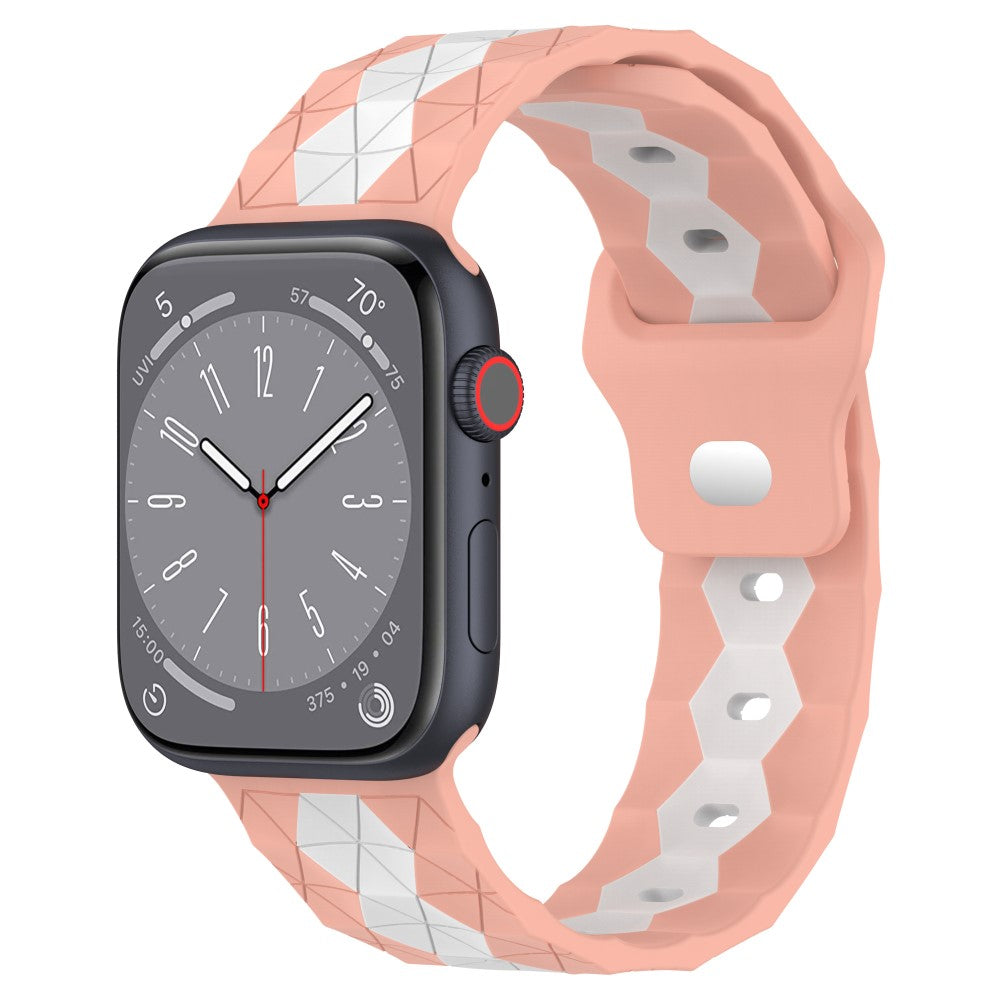Smuk Silikone Universal Rem passer til Apple Smartwatch - Pink#serie_4