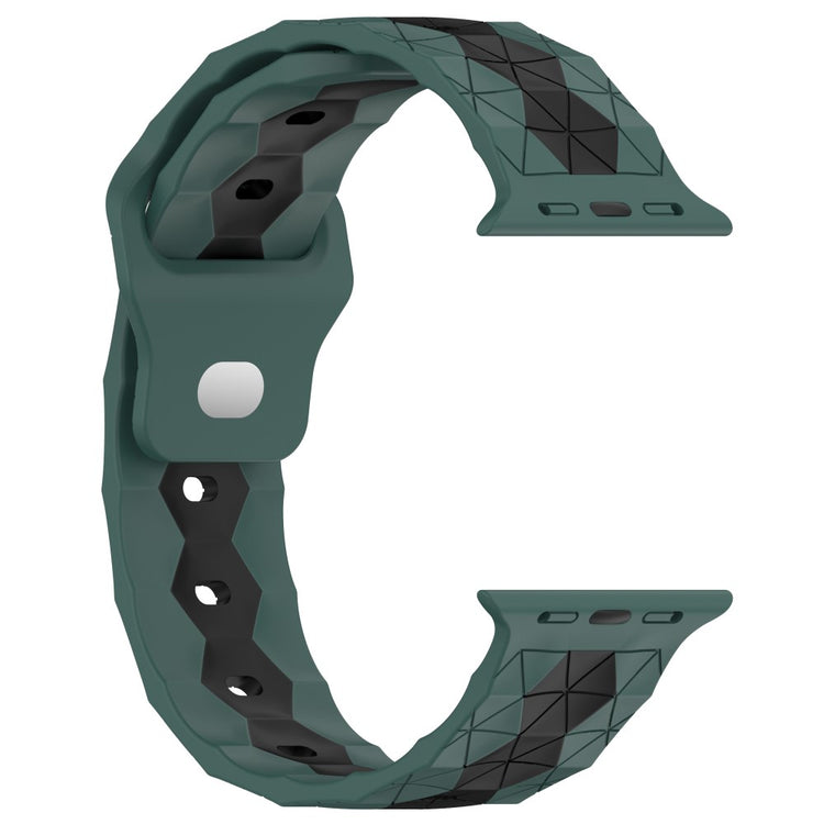 Smuk Silikone Universal Rem passer til Apple Smartwatch - Grøn#serie_5