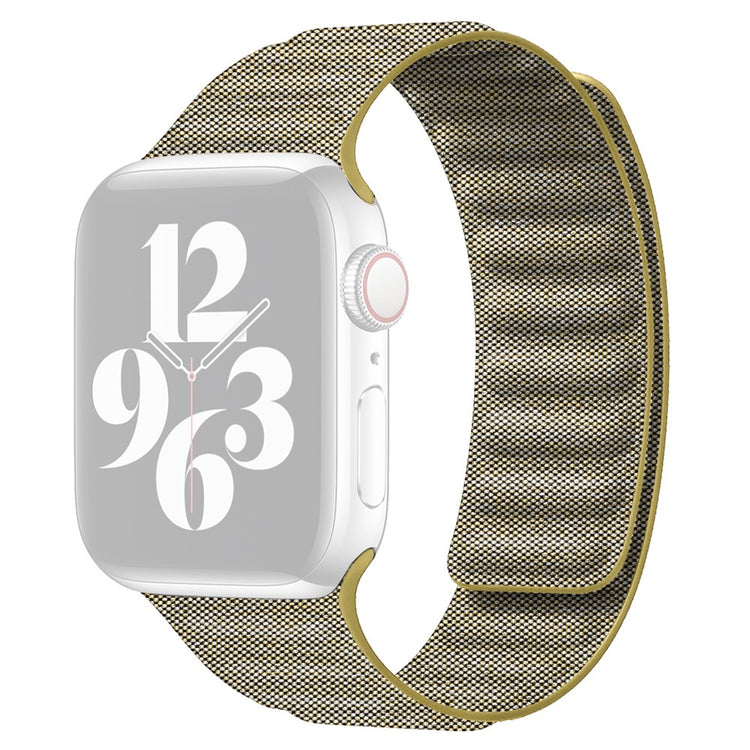 Apple Watch Series 9 41mm denim cloth style strap - Light Yellow#serie_2