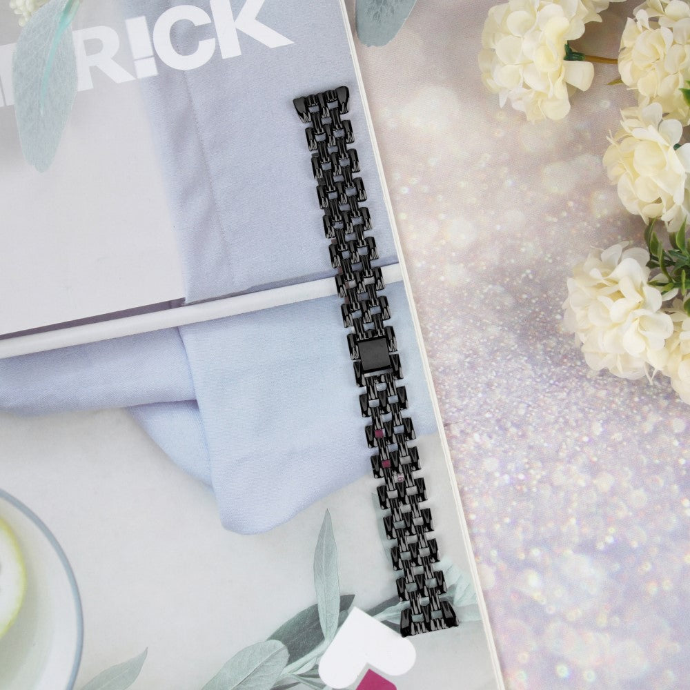 Fremragende Metal Universal Rem passer til Samsung Smartwatch - Sort#serie_1