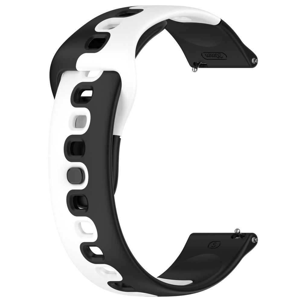Mega Hårdfør Silikone Universal Rem passer til Smartwatch - Hvid#serie_3