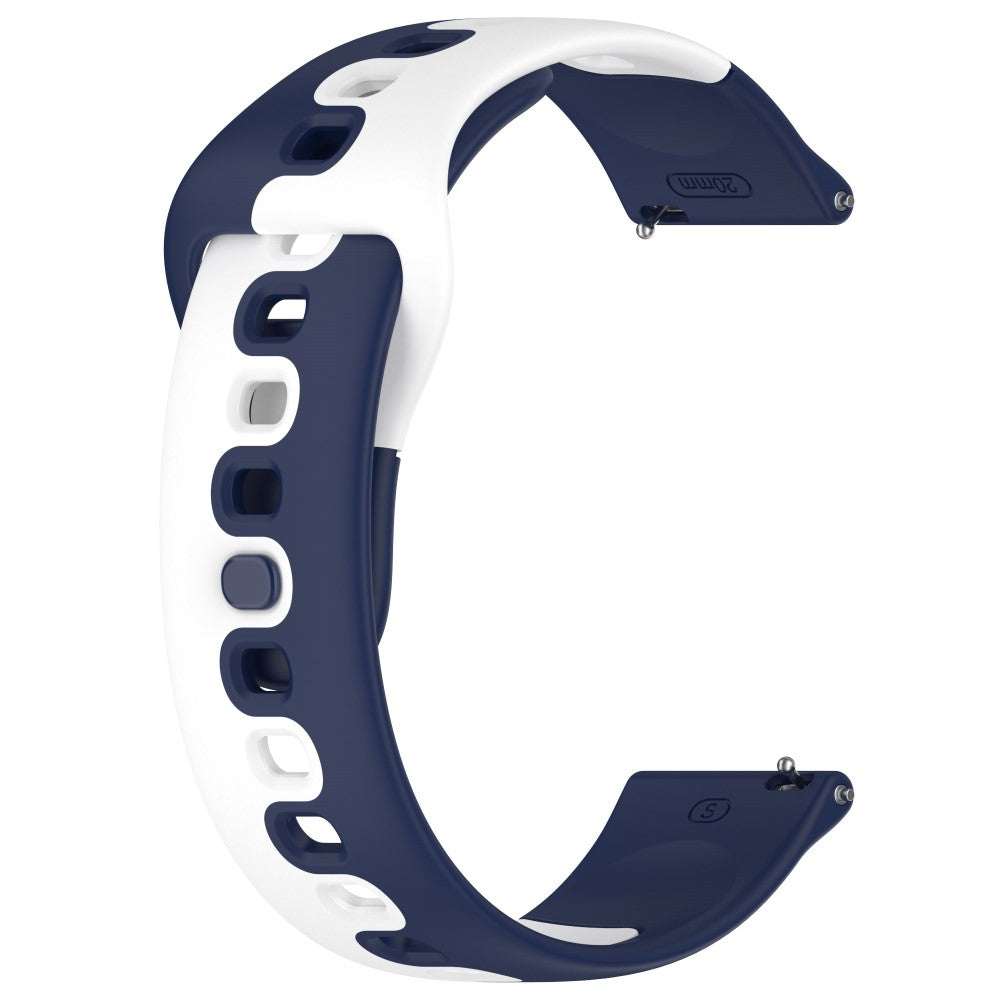 Mega Hårdfør Silikone Universal Rem passer til Smartwatch - Blå#serie_9