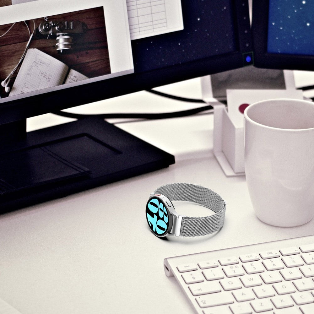 Helt Vildt Smuk Metal Universal Rem passer til Samsung Smartwatch - Pink#serie_5