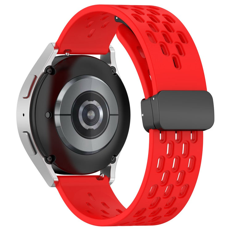 20mm silicone strap for Samsung Galaxy Watch 6 / 5 / 4 - Red#serie_5