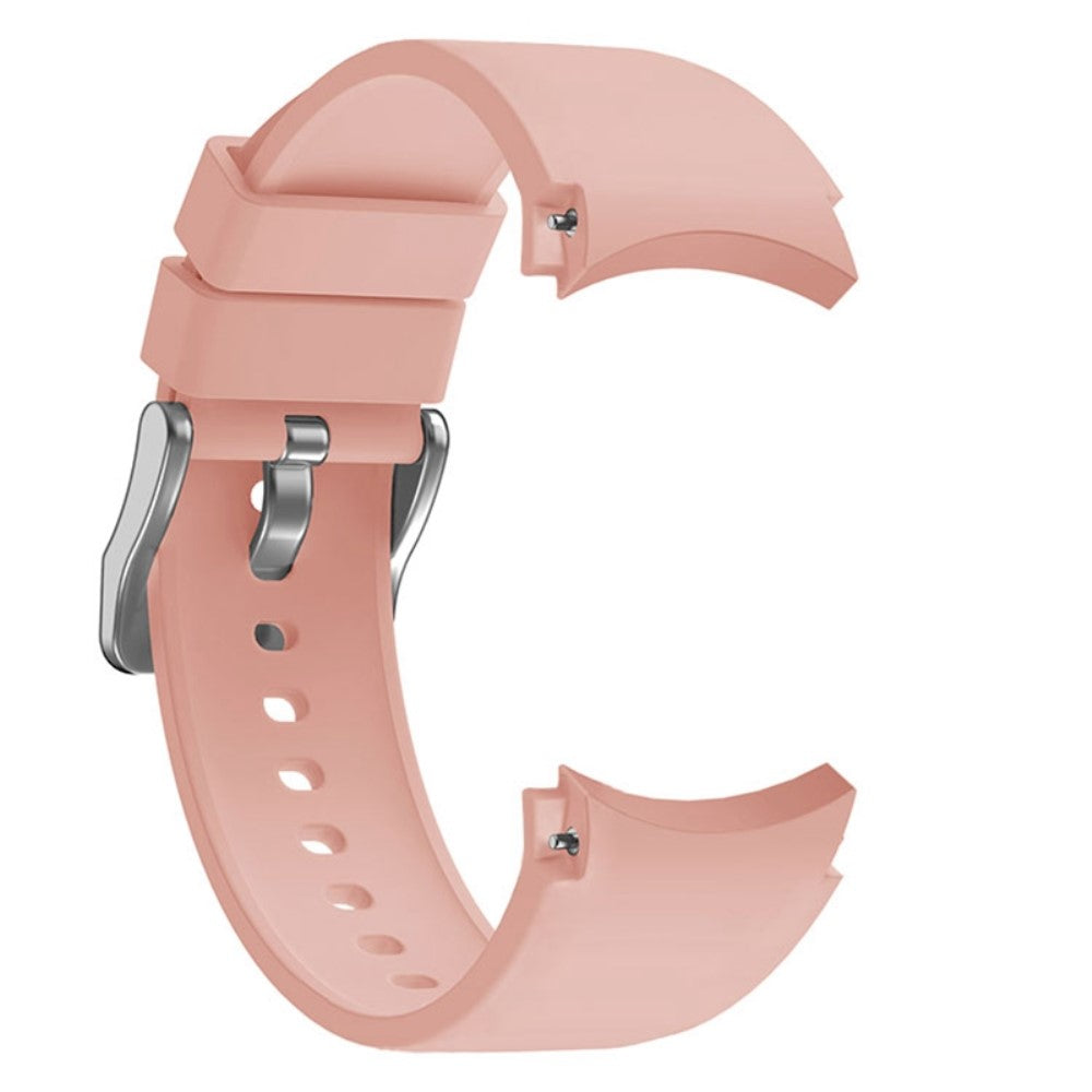 Pænt Metal Og Silikone Universal Rem passer til Samsung Smartwatch - Pink#serie_1