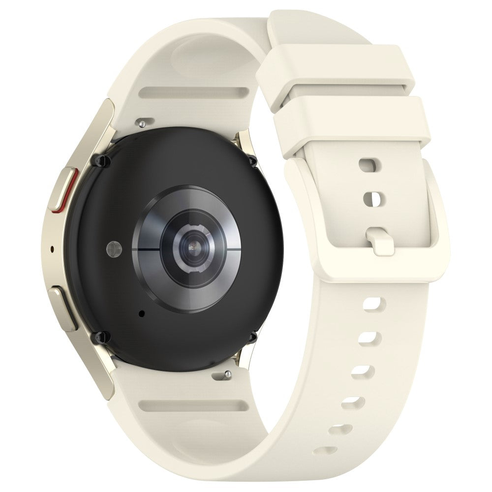 20mm Samsung Galaxy Watch 6 / 6 Classic / 4 / 4 Classic silicone strap - Beige#serie_13