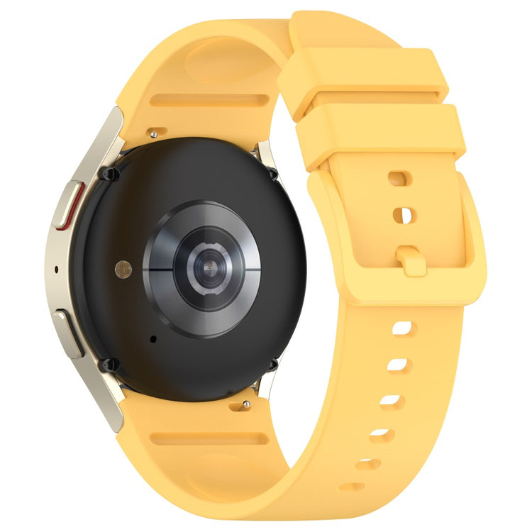 20mm Samsung Galaxy Watch 6 / 6 Classic / 4 / 4 Classic silicone strap - Yellow#serie_4