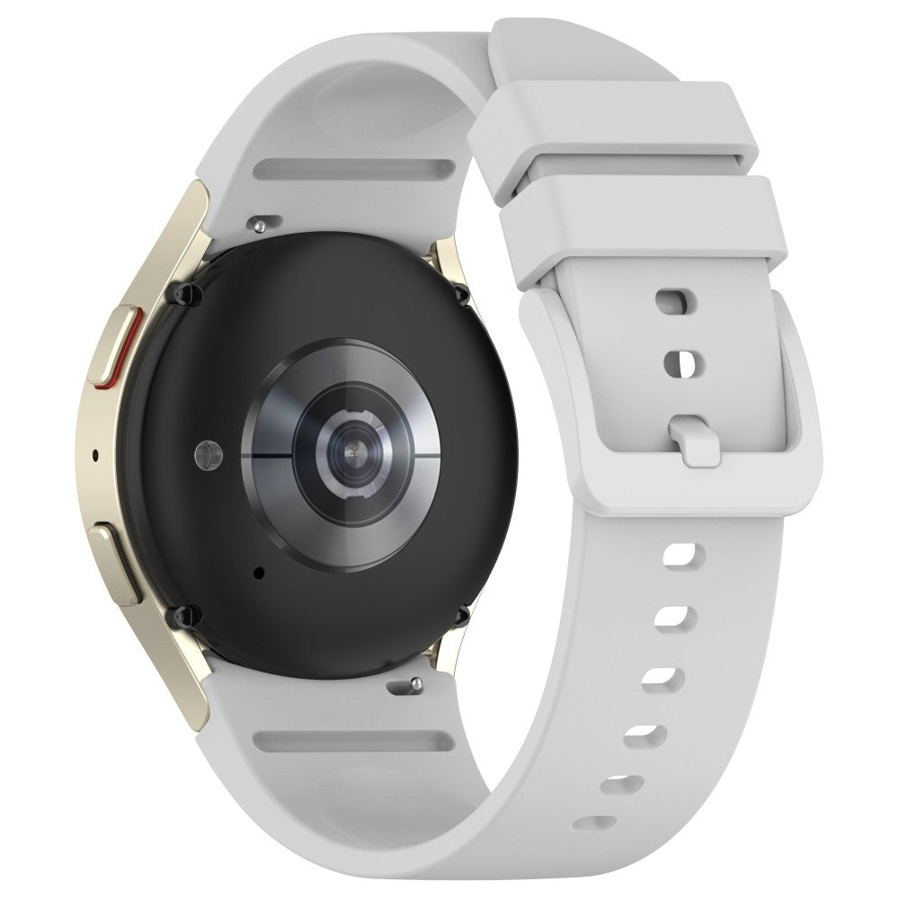 20mm Samsung Galaxy Watch 6 / 6 Classic / 4 / 4 Classic silicone strap - Light Grey#serie_8