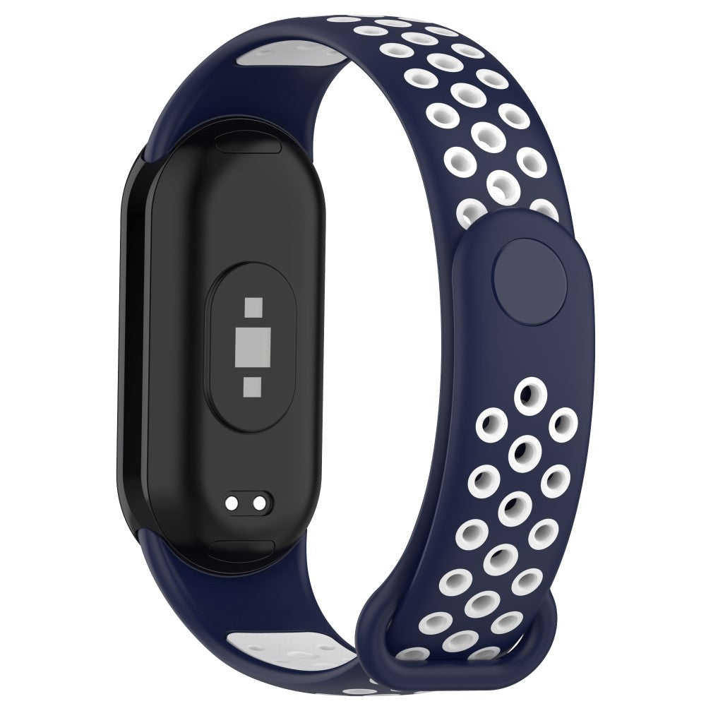 Mega Elegant Silikone Rem passer til Xiaomi Smart Band 8 - BlΓ₯#serie_1