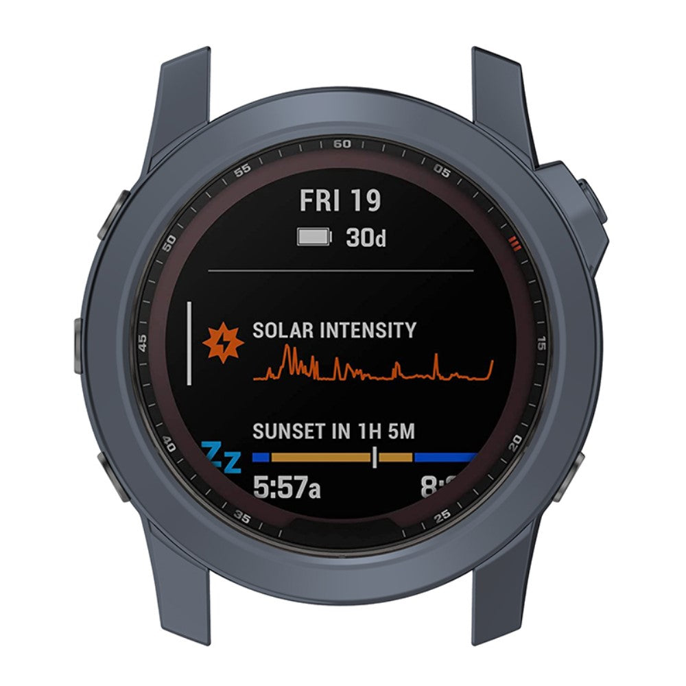 Meget Godt Silikone Cover til Garmin Fenix 7X - Sølv#serie_3