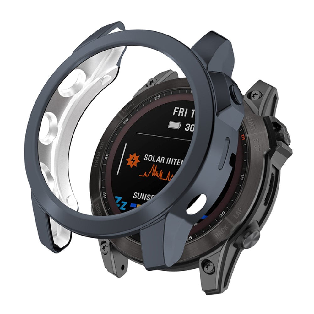 Meget Godt Silikone Cover til Garmin Fenix 7X - Sølv#serie_3