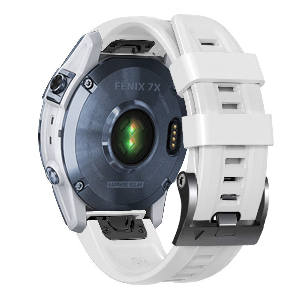 Super SkΓΈn Silikone Universal Rem passer til Smartwatch - Hvid#serie_1