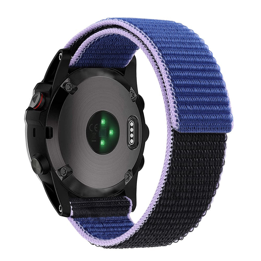 Superflot Nylon Universal Rem passer til Smartwatch - BlΓ₯#serie_1